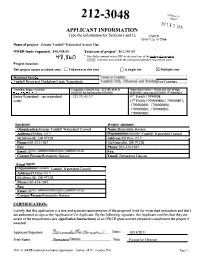 Ifi ,�Too T This Dollar Amount Refers Only to the Total Cost of the Technical Assistance Activity, and Does Not Include the Subsequent Planned Restoration Work