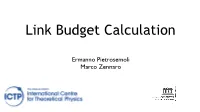 Link Budget Calculation