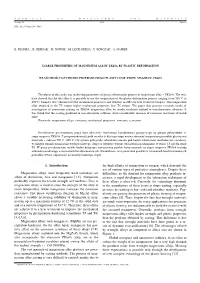 1. Introduction Magnesium Alloys Most Frequently Used Nowadays Are