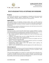 GUI-GSO-411 DOJO Atlassian Tools Acceptable Use Guidelines
