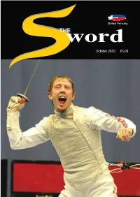 October 2010 £5.00 9700 SWORD OCTOBER USE!:April Issue 8/10/10 05:53 Page 2 9700 SWORD OCTOBER USE!:April Issue 8/10/10 05:53 Page 3