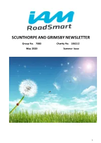 SCUNTHORPE and GRIMSBY NEWSLETTER Group No
