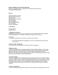 SEVEN HUNDRED and ELEVENTH MEETING Minutes of the Meeting of the Trustees Held at the National Portrait Gallery on Thursday 20 February 2003
