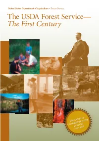 The USDA Forest Service— the First Century