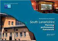 South Lanarkshire Planning Performance Framework