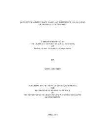 An Analysis of Dikmen Valley Project a Thesis