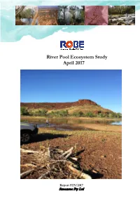 A11 Mesa J Project Aquatic Ecosystems Pools Study