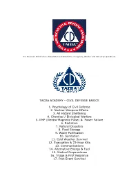Civil Defense Basics .Pdf