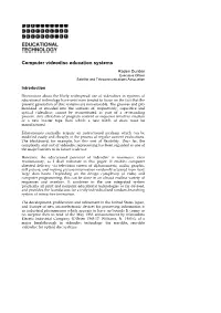 Computer Videodisc Education Systems