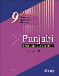 Punjabi LANGUAGE and CULTURE
