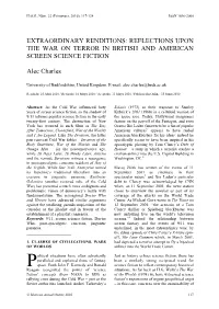 Reflections Upon the War on Terror in British and American Screen Science Fiction