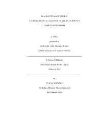 A Visual-Textual Analysis of Sarah Glidden's