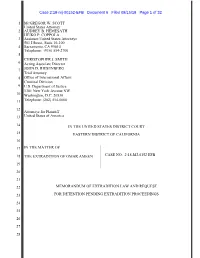 Case 2:18-Mj-00152-EFB Document 6 Filed 08/15/18 Page 1 of 32