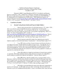 Intellectual Property Interests Constituency Constituency Statement on Domain Name Tasting December 5, 2007