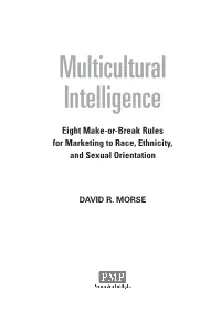 Multicultural Intelligence
