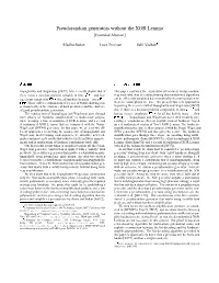 Pseudorandom Generators Without the XOR Lemma£