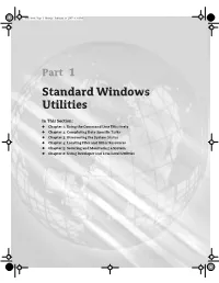 Standard Windows Utilities