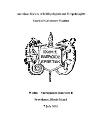 2010 Board of Governors Report