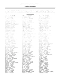 Author Index