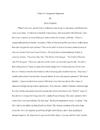 A Hero of Unapparent Magnitude by Gavin