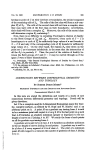 Connections Between Differential Geometry And