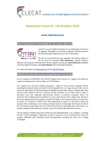 Newsletter Issue 41 / 24 October 2014