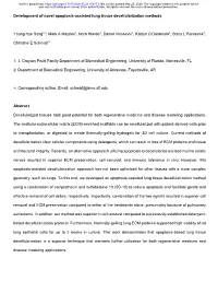 Development of Novel Apoptosis-Assisted Lung Tissue Decellularization Methods Young Hye Song1,2, Mark a Maynes1, Nora Hlavac1