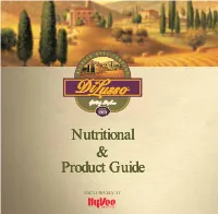 DI LUSSO Nutrition and Product Guide.Pdf
