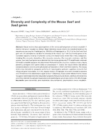 Diversity and Complexity of the Mouse Saa1 and Saa2 Genes