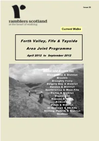 Forth Valley, Fife & Tayside Area Joint Programme