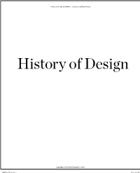 History of Design by Kirkham - Uncorrected Page Proofs