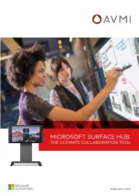 Microsoft Surface Hub: the Ultimate Collaboration Tool