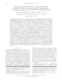 Structure and Dynamic Exchange in Rhodium Η2-Naphthalene and Rhodium Η2-Phenanthrene Complexes: Quantitative NOESY and EXSY Studies