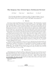 The Kalpana One Orbital Space Settlement Revised