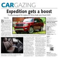Turbocharged V6 Replaces V8 in Full-Size Ford SUV