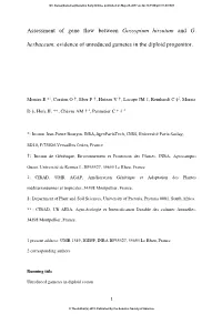 Assessment of Gene Flow Between Gossypium Hirsutum and G