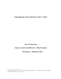 Not for Citation Or Distribution with Permission of the Author