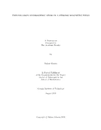 The Polaron Hydrogenic Atom in a Strong Magnetic Field A