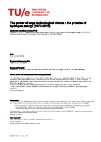 The Power of Large Technological Visions : the Promise of Hydrogen Energy (1970-2010)