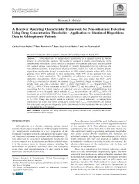 A Receiver Operating Characteristic Framework for Non-Adherence