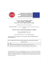 ANTICORRP Project Title: Anti-Corruption Policies Revisited
