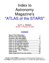 ATLAS of the STARS "