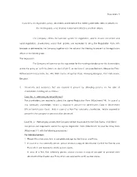 Attachment 9 Instructions on Registration, Proxy, Documents And