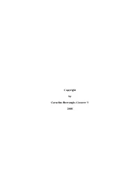 Copyright by Cornelius Burroughs Conover V 2008