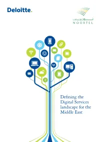 Defining the Digital Services Landscape for the Middle East