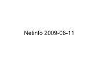 Netinfo 2009-06-11 Netinfo 2009-06-11