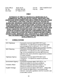 1300781EOT- Markham Vale, Item 142. PDF 362 KB