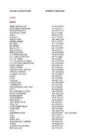 Database Locali Live