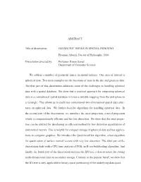 Geometric Issues in Spatial Indexing