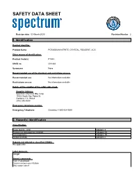 Safety Data Sheet